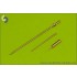 1/72 SAAB 37 Viggen Pitot Tubes & Angle of Attack Probe