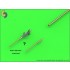 1/72 Soviet Sukhoi Su-9 Fishpot / Su-11 Fishpot-C Pitot Tubes and Missile Rails Heads