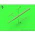 1/72 F-16XL/CK-1 Prototype Pitot Tube & Angle of Attack Probes