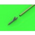 1/72 WWII US Pitot Tube "Shark-fin" Type Probe for P-36/39/40/47/A-36/B-239/T-6/B-25