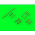 1/72 F4F-3 Wildcat Late - .50 Browning Gun Barrels with Round Holes & Pitot Tube (Two Options)