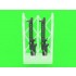 1/72 WWI German Machine Gun Spandau LMG 08/15 (2pcs) with Short Charging Handle Guns