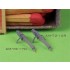 1/72 WWI German Machine Gun Spandau LMG 08/15 (2pcs) with Long Charging Handle Guns