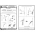 1/16 Leopard 2 A7V Antenna Comrod VHF3088VM Tilted Version (2pcs)