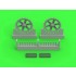1/35 Polish Light Tank 7TP Drive Wheels & Engine Grills for IBG kits