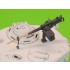 1/35 WWII Browning M2HB .50 cal (12.7mm) Machine Gun on Tank Mount (early M23 cradle)