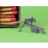 1/35 Browning M1919A4 .30cal Machine Gun on M2 Tripod with M1 Ammo Can