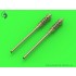 1/72 Browning M2 (Heavy Barrel) .50 caliber (12.7mm) Gun Barrels (2pcs)