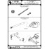 1/72 Polish Light Tank 7TP 37mm Bofors wz.36 Gun Barrel and Signal Horn