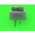 1/72 Japanese Type 95 Ha-Go Light Tank 37mm Type 94 Gun Barrels w/Resin Mount for IBG kit