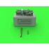 1/72 Japanese Type 95 Ha-Go Light Tank 37mm Type 94 Gun Barrels w/Resin Mount for IBG kit