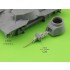 1/72 Japanese Type 95 Ha-Go Light Tank 37mm Type 94 Gun Barrels w/Resin Mount for IBG kit