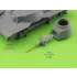 1/72 Japanese Type 95 Ha-Go Light Tank 37mm Type 94 Gun Barrels w/Resin Mount for IBG kit