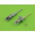 1/72 Japanese Type 95 Ha-Go Light Tank 37mm Type 94 Gun Barrels w/Resin Mount for IBG kit