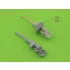 1/72 Japanese Type 95 Ha-Go Light Tank 37mm Type 94 Gun Barrels w/Resin Mount for IBG kit