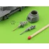 1/72 Japanese Type 95 Ha-Go Light Tank 37mm Type 94 Gun Barrels w/Resin Mount for IBG kit