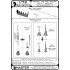1/72 WWII German 1.4m Rod Antenna for Fu 7 Radio set (1pc)
