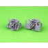 1/200 IJN Type 96 25mm Twin Mount Late with Le Prieur Mechanical Sights (4pcs)