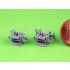 1/200 IJN Type 96 25mm Triple Mount Late with Le Prieur Mechanical Sights (4pcs)