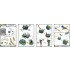 1/350 USN 40mm/56 Bofors Twin Mount Ver.1 with Mk-51 Director (6pcs)