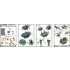 1/350 USN 40mm/56 Bofors Quadruple Mount Ver.1 with Mk-51 Director (6pcs)