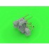 1/350 French Twin Mount 37mm/50 (1.46In) Model 1933 (Resin, PE & Turned Parts, 4pcs)