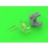 1/350 French Twin Mount 37mm/50 (1.46In) Model 1933 (Resin, PE & Turned Parts, 4pcs)