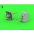 1/350 German Gun 8.8cm/35 (3.46in) SK L/35 Early 1900s (eg Schlezwig-Holstein 1908, 4pcs)