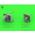 1/350 German Gun 8.8cm/35 (3.46in) SK L/35 Early 1900s (eg Schlezwig-Holstein 1908, 4pcs)