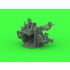 1/350 IJN Type 96 25mm Twin Mount Early with Open Ring Sights (6pcs)