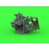 1/350 IJN Type 96 25mm Twin Mount Late with Le Prieur Mechanical Sights (6pcs)