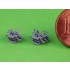 1/350 IJN Type 96 25mm Triple Mount Late with Le Prieur Mechanical Sights (6pcs)