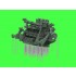 1/350 IJN Type 96 25mm Triple Mount Late with Le Prieur Mechanical Sights (6pcs)