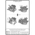 1/350 IJN Type 96 25mm Triple Mount Late with Le Prieur Mechanical Sights (6pcs)