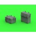 1/350 IJN Type 96 25mm Ammo Boxes Two Types (40pcs)