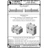 1/350 IJN Type 96 25mm Ammo Boxes Two Types (40pcs)