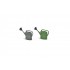 1/35 Plastic Watering Cans (height: 1cm, 2pcs)
