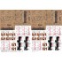 Cardboard Boxes - Coffee (36pcs in 6 different designs)