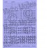 Numbers #Small #Black Type 1 for All Scales