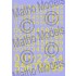 Water-slide Decal - Large Yellow Numbers