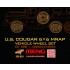 1/35 US Cougar 6x6 MRAP Vehicle Sagged Wheels Set (Resin)