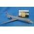 1/144 McDonnell Douglas MD-87 Exterior Detail set for AMP kits