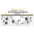 1/144 Antonov An-225 Mriya Engines for Revell kits
