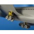 1/144 Boeing 720 Passenger Jet Airliner Detail Set for Roden kits