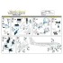 1/144 Boeing 720 Passenger Jet Airliner Detail Set for Roden kits