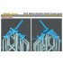 1/350 Twin 20mm Oerlikon Fixed Mount Guns (10pcs)