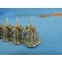 1/350 Twin 40mm Bofors Guns (5pcs)