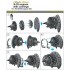 1/48 Boeing B-29 Superfortress Engines with Cowlings for Revell/Monogram kits