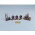 1/48 Hawker Siddeley Harrier GR Mk.7/9 Landing Gears w/Wheels for Hasegawa kits