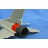 1/48 General Dynamics F-16 Fighting Falcon Jet F100-PW Engine Nozzle for Tamiya kits